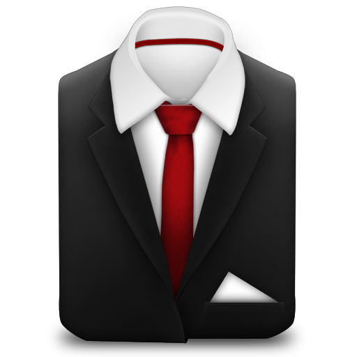Manager Suit Red Tie Icon  Free Images at  - vector clip