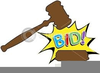 Animated Auctioneer Clipart Image