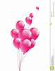 Pink Balloons Clipart Image