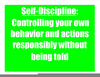 Self Discipline Clipart Image