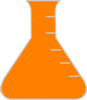 Orange Lab  Clip Art
