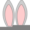 Easter Bunny Ear Clipart Image