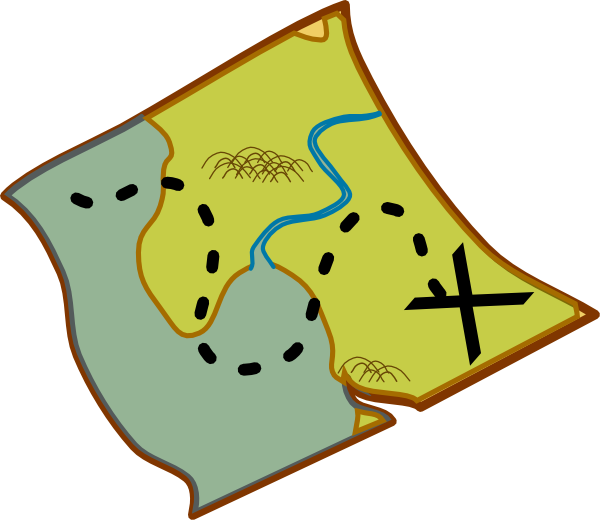 mapa clipart - Barka