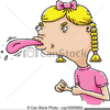Clipart Of Girl Sticking Out Her Tongue Image