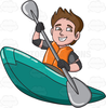 Kayak Paddle Clipart Image