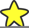 Yellow Clipart Stars Image