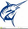 Blue Fish Clipart Image