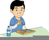 Clipart Of Students Eating Lunch Image