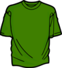 T-shirt-green Clip Art