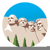 Clipart Mt Rushmore Image
