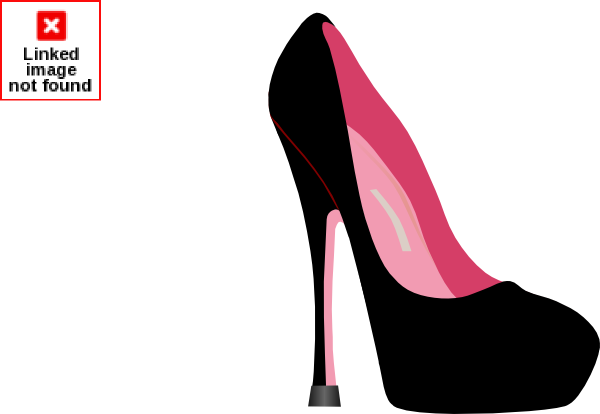 Pink Black Pump Clip Art at Clker.com - vector clip art online, royalty  free & public domain