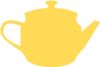 Yellow Teapot Clip Art