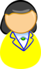 Yellow Woman Clip Art