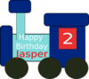 Jasper Birthday 2 Clip Art