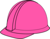 Pink Hard Hat Clip Art