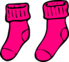 Pink Sock Clip Art