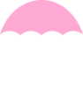 Umbrella Light Pink Clip Art