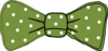 Bow Tie Green Clip Art