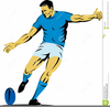 Free Clipart Rugby Player Image
