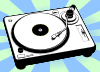 Turntable Music Player Clip Art
