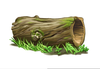 Log Home Clipart Image