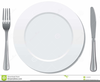 Free Clipart Plate Knife And Fork Image