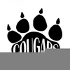 Clipart Cougar Paw Print Image