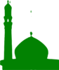 Green Masjid Clip Art