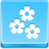 Free Blue Button Icons Flowers Image