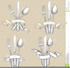 Knife Fork And Spoon Clipart Image