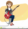 Guitar With Wings Clipart Image