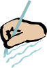 Bitterjug Hand Writing Clip Art