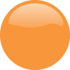 Orange Circle Icon Clip Art