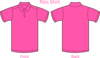 Polo Shirt Pink Clip Art
