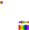 Rainbow Waves Sound Outline Clip Art