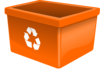 Orange Recycle Clip Art