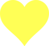 Canary Heart Clip Art