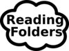 Reading Folder Sign Clip Art