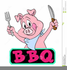 Chicken Barbeque Clipart Image