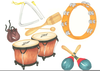 Percussion Instruments Clipart Image