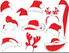 Christmas Stocking Hat Clipart Image