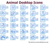 Animal Desktop Icons Image