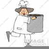 Cartoon Running Crockpot Clipart Image