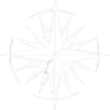 White Compass Corrected Clip Art