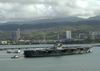 Uss Abraham Lincoln (cvn 72) Makes A Port Call At Pearl Harbor, Hawaii, On Its Way Home Image