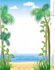 Clipart Palm Tree Borders Image