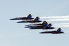 Blue Angels - Fly-by At Fleet Week Image