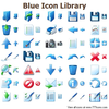 Blue Icon Library Image