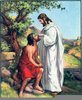 Clipart Of Jesus Healing The Blind Man Image