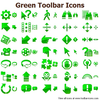 Green Toolbar Icons Image